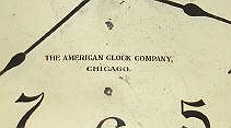 American Clock Co. c. 1920 lettered label