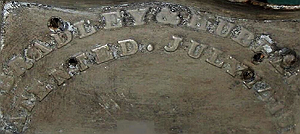 Bradley and Hubbard c. 1860 stamped metal