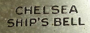 Chelsea Clock c. 1935 stamped metal