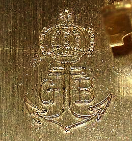 Gustav Becker c. 1914 stamped metal 2
