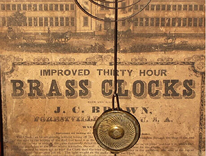 J. C. Brown c. 1845 paper label