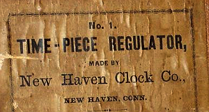 New Haven c. 1900 paper label