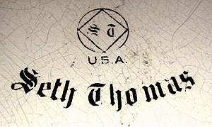 Seth Thomas Mark c. 1894 lettered label