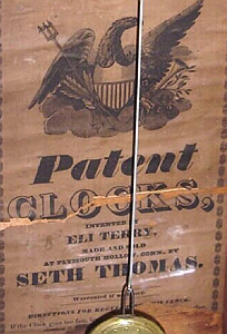 Seth Thomas c. 1830 paper label