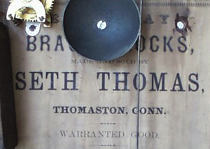 Seth Thomas c. 1860 paper label
