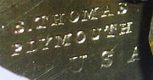Seth Thomas c. 1870 stamped metal (Plymouth movement)