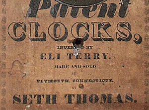 Seth Thomas c. 1875 paper label 3
