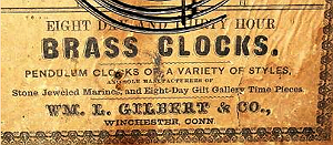 William Gilbert c. 1870 paper label 2