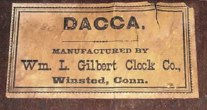 William Gilbert c. 1874 paper label