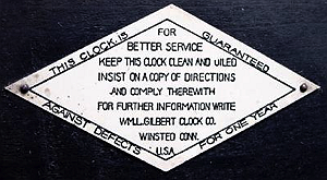 William Gilbert c. 1915 stamped metal